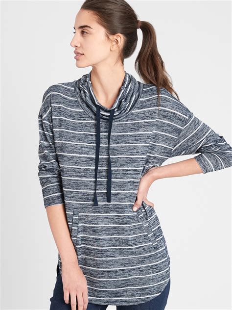 Luxespun Funnel Neck Tunic Banana Republic Factory