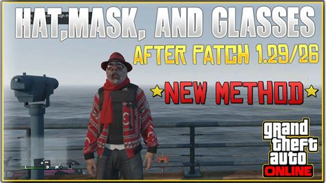 GTA 5 Online NEW HAT MASK And GLASSES GLITCH After Patch 1 29 26