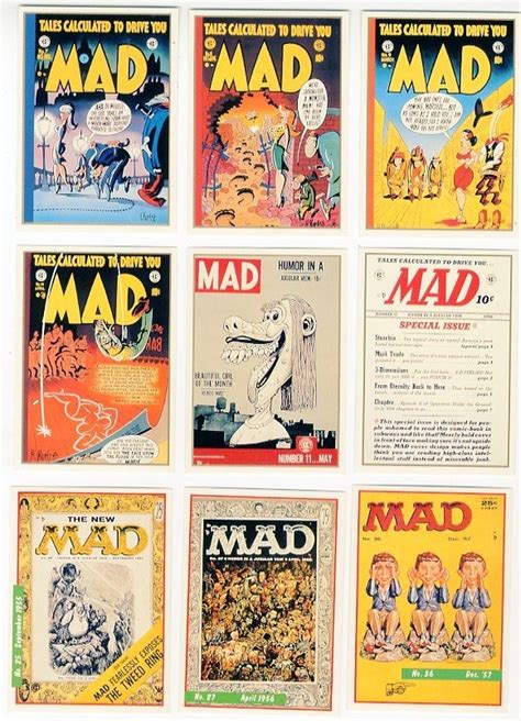 Mad Trading Cards Other Products Details Four Color Comics