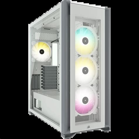 iCUE 7000X RGB Tempered Glass Full-Tower ATX PC Case — White