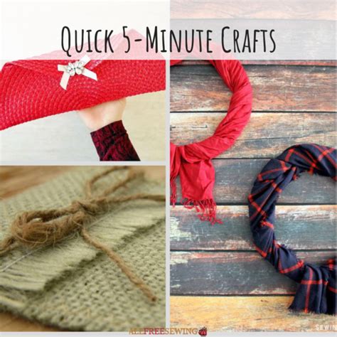 20 5 Minute Sewing Projects For Speed Of Light Sewing 5 Minute