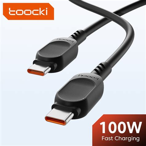 Toocki Cable De Carga R Pida Tipo C A Usb C W Para Xiaomi Redmi