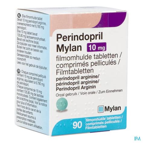 PERINDOPRIL VIATRIS 10MG FILMOMH TABL 90 Apotheek Thiels