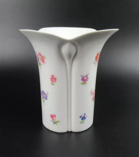 Arzberg Porzellan Vase Modell Jahreszeiten Blumendekor Streublumen