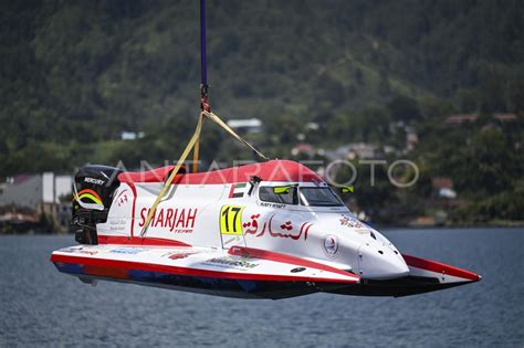 Jelang F Powerboat Di Danau Toba Antara Foto