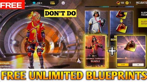 Free Fire Incubator Bundles In Bounty Tokens Unlimited Blueprints