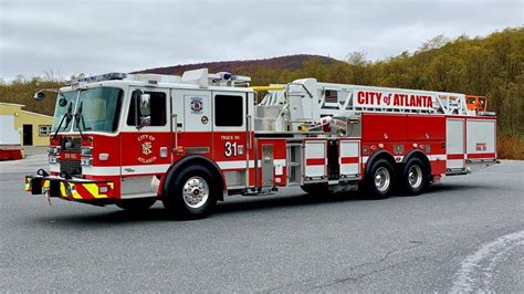 Atlanta Ga Fire Rescue Department New Fire Truck Delivery Firehouse