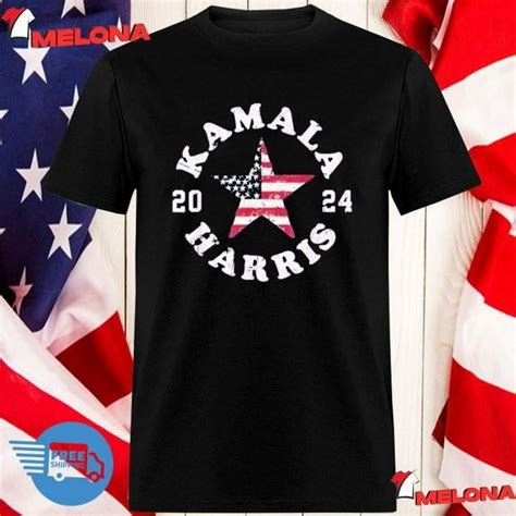 Kamala Harris 2024 President American Flag Vote Kamala T Shirt