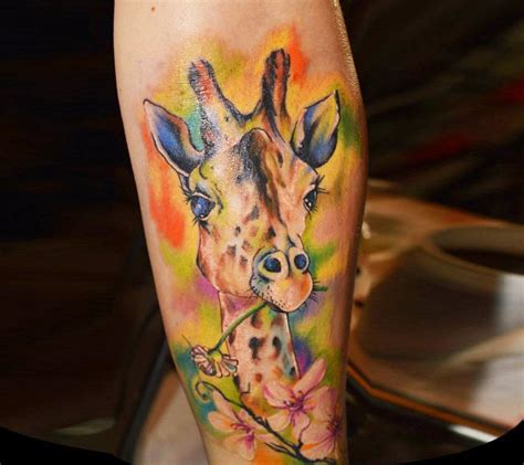 Giraffe Tattoo By Vasilii Suvorov Photo 20614
