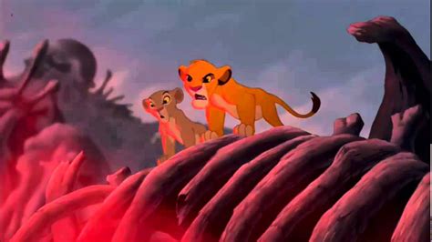 Simba And Nala Elephant Graveyard