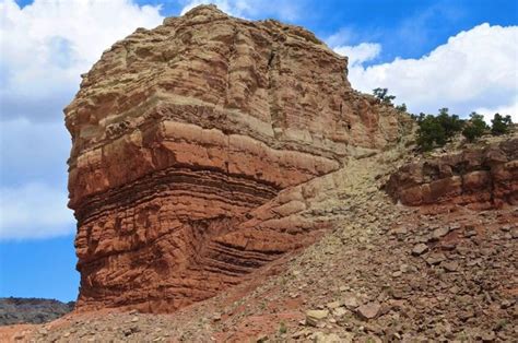 Reverse Fault Zone In Ketobe Knob Utah