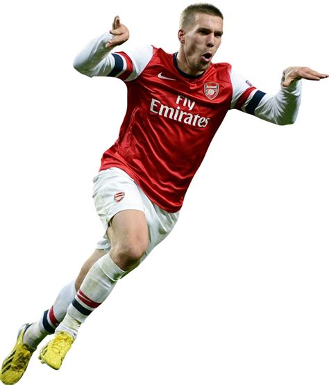 Lukas Podolski football render - FootyRenders