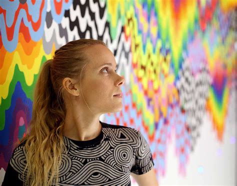 Jen Stark Makes The Walls Melt With Color At Miami International Airport