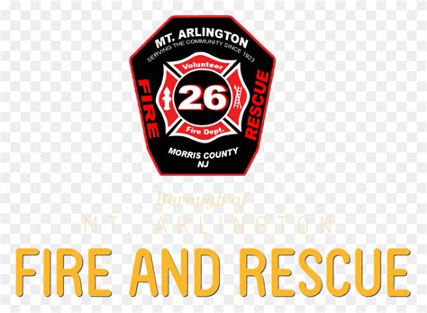 Arlington Fire And Rescue Mount Arlington Fire Department, Logo, Symbol, Trademark HD PNG ...