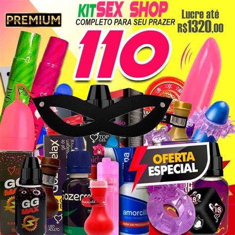 Kit sex shop 110 Produtos eróticos de sexy shop c Vibrador sexual