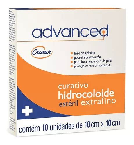 Curativo Hidrocol Ide Advanced X Cm Ex Fino C Un Cremer Frete Gr Tis