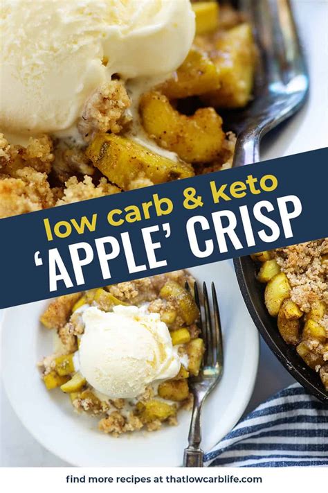 The Best Keto Apple Crisp Recipe That Low Carb Life