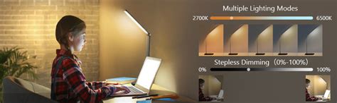 Vocolinc Desk Lamp Led Eye Caring Desk Light For Home Office