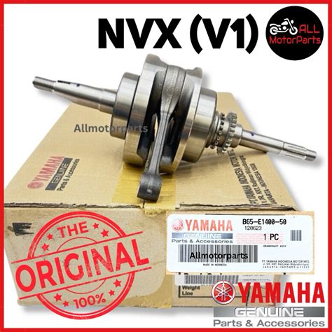 100 Ori Nvx V1 Crankshaft Crank Shaft Nvx Aerox 155 B65 E1400 20 100 Original Yamaha