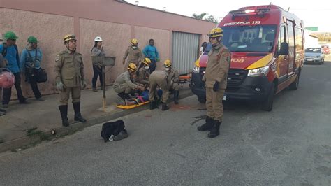 Grave Acidente Em Obra De Pr Dio Em An Polis Mobiliza Samu E Corpo De