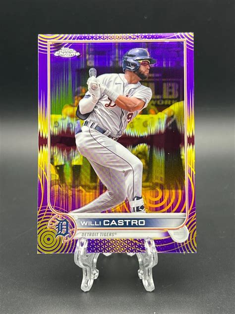 Topps Chrome Purple Refractor Willi Castro For Sale