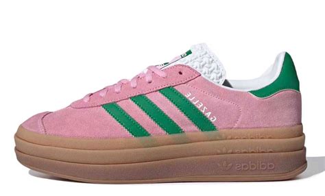 adidas Gazelle Bold "True Pink Green" | IE0420 | The Sole Supplier