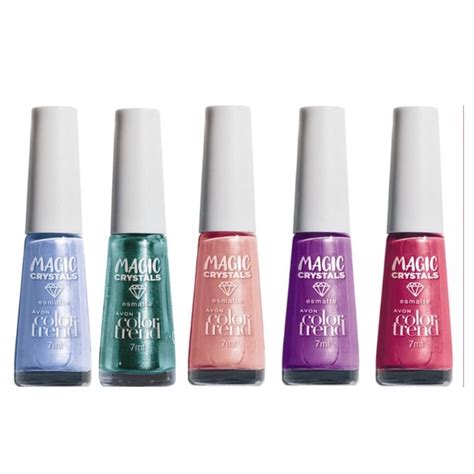 Esmalte Color Trend Magic Crystals 7ml Avon Shopee Brasil