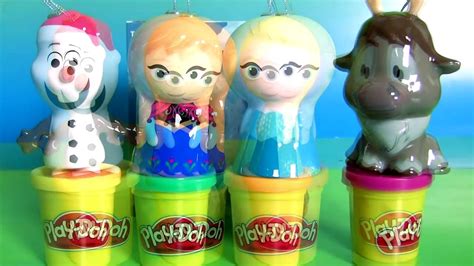 Play Doh Disney Frozen Princesa Anna Rainha Elsa Olaf Sven Ovos