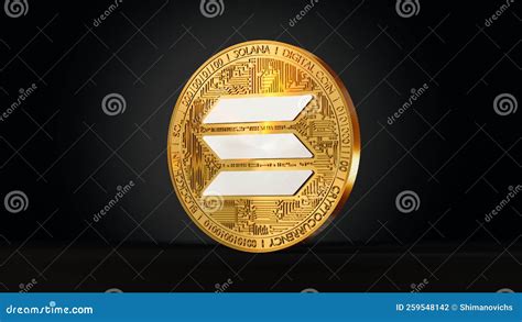 Solana Sol Cryptocurrency Token Symbol In Circle With Pcb Tracks On