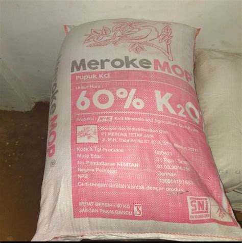 Pupuk Kcl MEROKE Meroke Mop Kemasan 50 Kg Lazada Indonesia