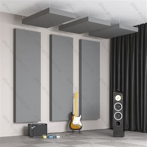 Шумопоглощающие панели для потолка купить - CLOUD-A-PRO (104x64x10)