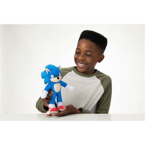 Sonic The Hedgehog 2 Movie 23cm Sonic Soft Toy Smyths Toys Uk