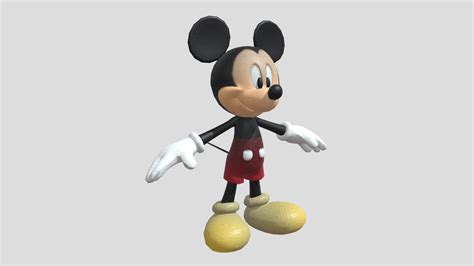 Mickey Mouse Clubhouse Type Mickey Download Free 3d Model By 10th