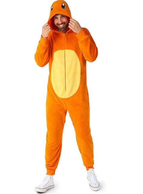 Disfraz De Charmander Onesie Para Adulto Pok Mon Entrega H Funidelia