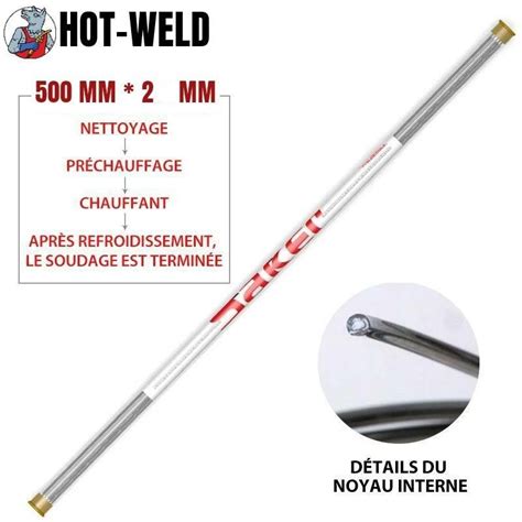 Baguette De Soudure Aluminium Hot Weld Le Pratique Du Motard