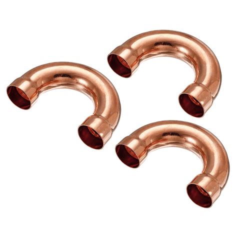 Uxcell U Shape Elbow 180 Degree Copper Pipe Fitting Sweat Welding Solder Connection 22mm Or 78