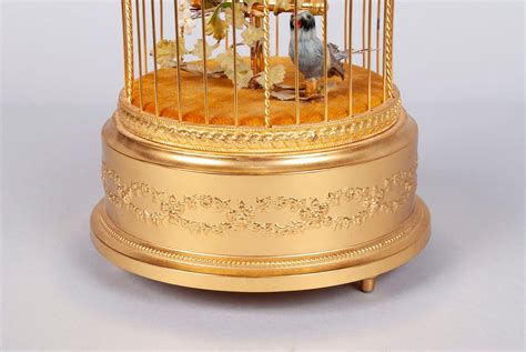 Lot Reuge Automaton Singing Bird Cage