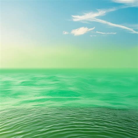 Green Water Background Premium Ai Generated Image