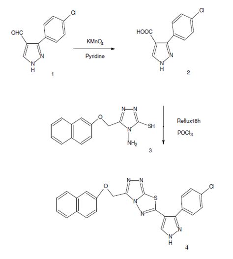 Scheme Of Drug Synthesis Synthesis Of Chloro Phenyl Pyrazole