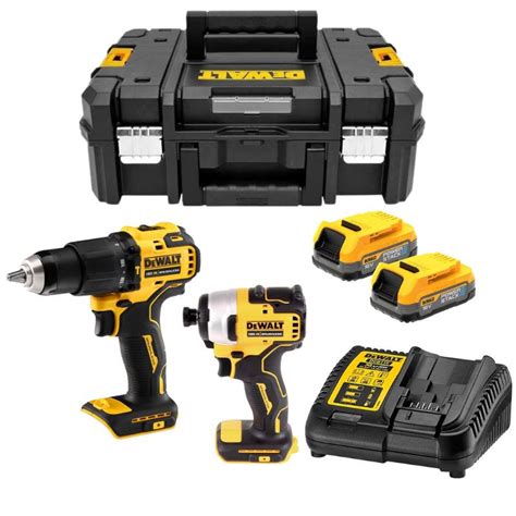 Pack 2 Outils 18V XR 2x1 7 Ah En Coffret DEWALT DCK2062E2T QW