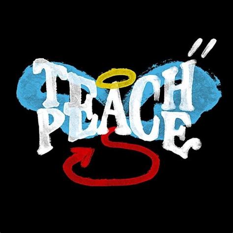 teach peace | Graphic design fun, Graphic tshirt design, Graphic poster