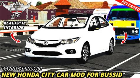 Released Honda City Car Mod For Bussid😍new Car Mod For Bussid Bussid