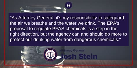 Attorney General Josh Stein To Epa Protect Our Drinking Water From