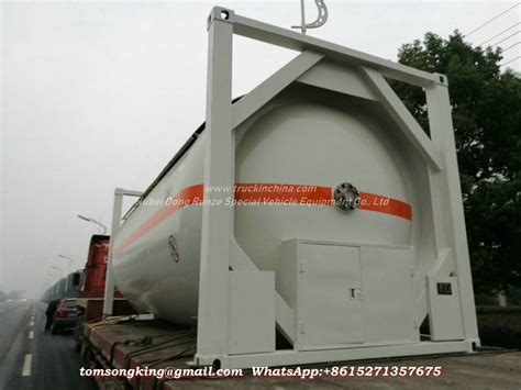 20FT Pressure Tank Container For Liquid Ammonia Un1005 Liquid Nh3