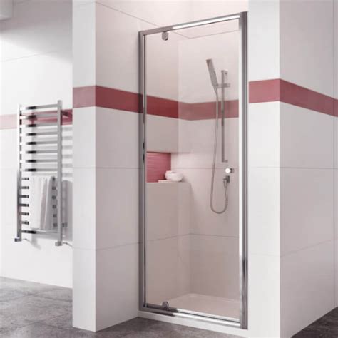 In6 V2 Shower Pivot Door 6mm In Chrome 700mm