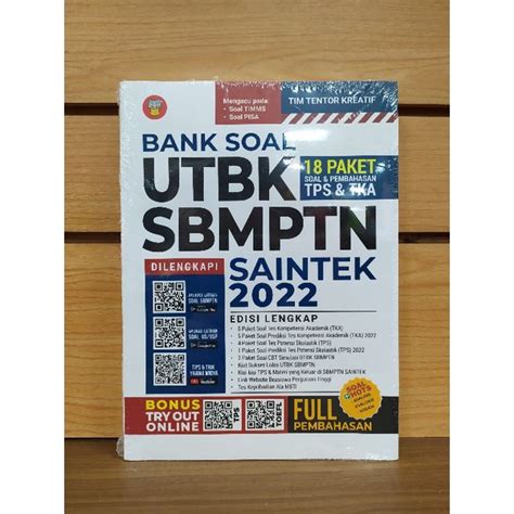 Jual Bank Soal Utbk Sbmptn Saintek 2022 Shopee Indonesia