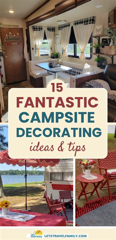 15 Unique Campsite Decorating Ideas Campsite Decorating Campsite Rv Campsite