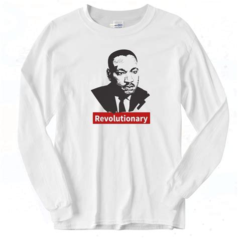 MLK Revolutionary Vintage Long Sleeve Shirt - 90sclothes.com