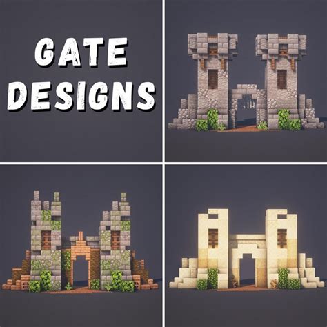 Minecraft Castle Gate Designs