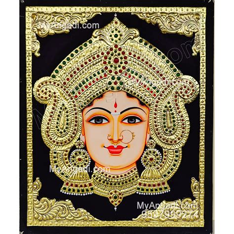 Annapoorani Tanjore Painting, Buy Annapoorani Tanjore Paintings ...